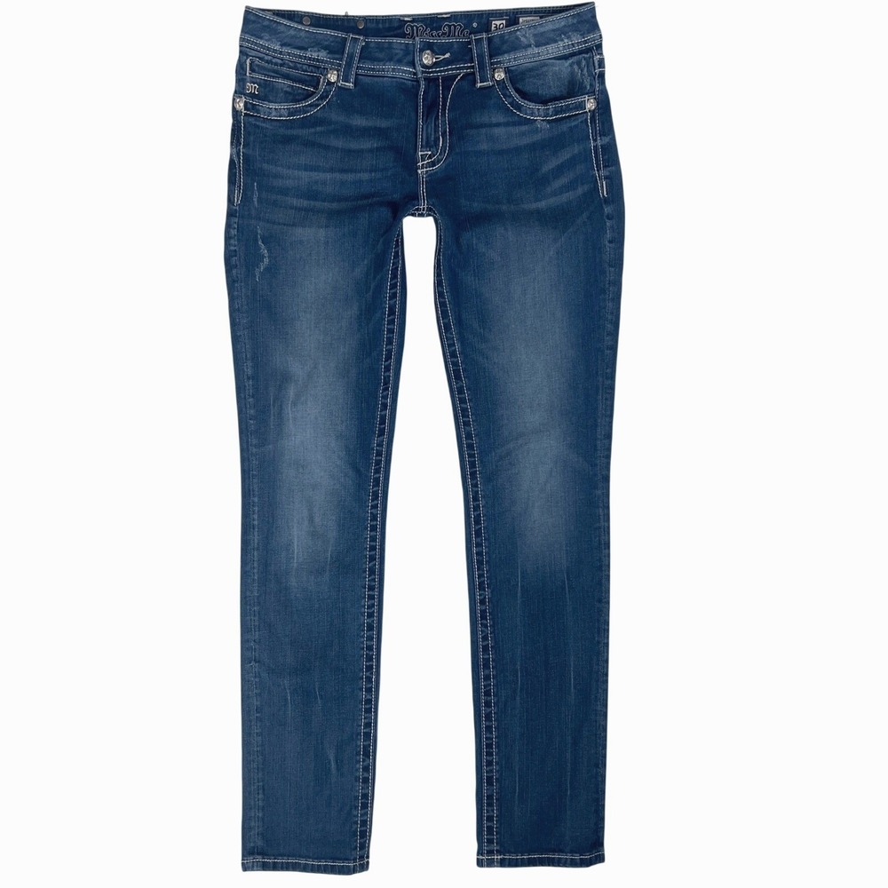 Miss Me Jeans JP5117518 Skinny 30 Casual Cowgirl Y2K McBling 90s Mall Baddie